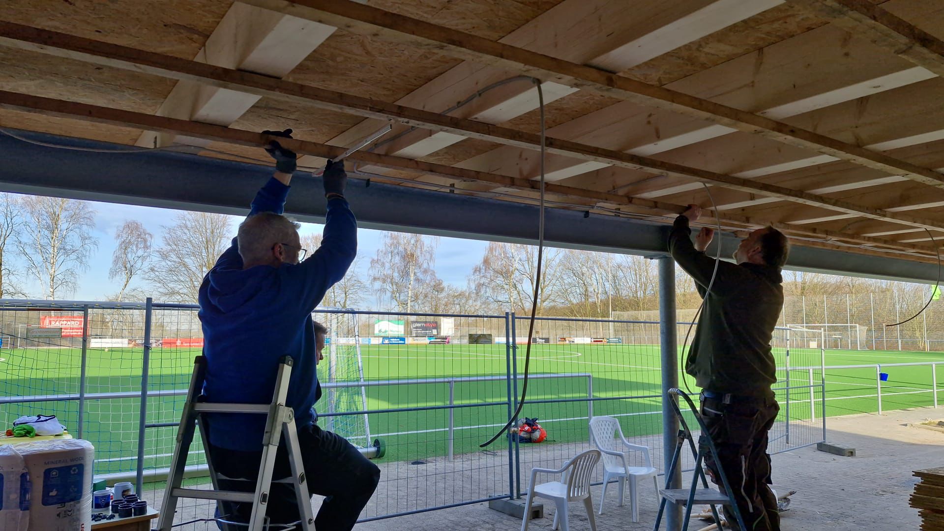 Dachterrasse Fortschritt